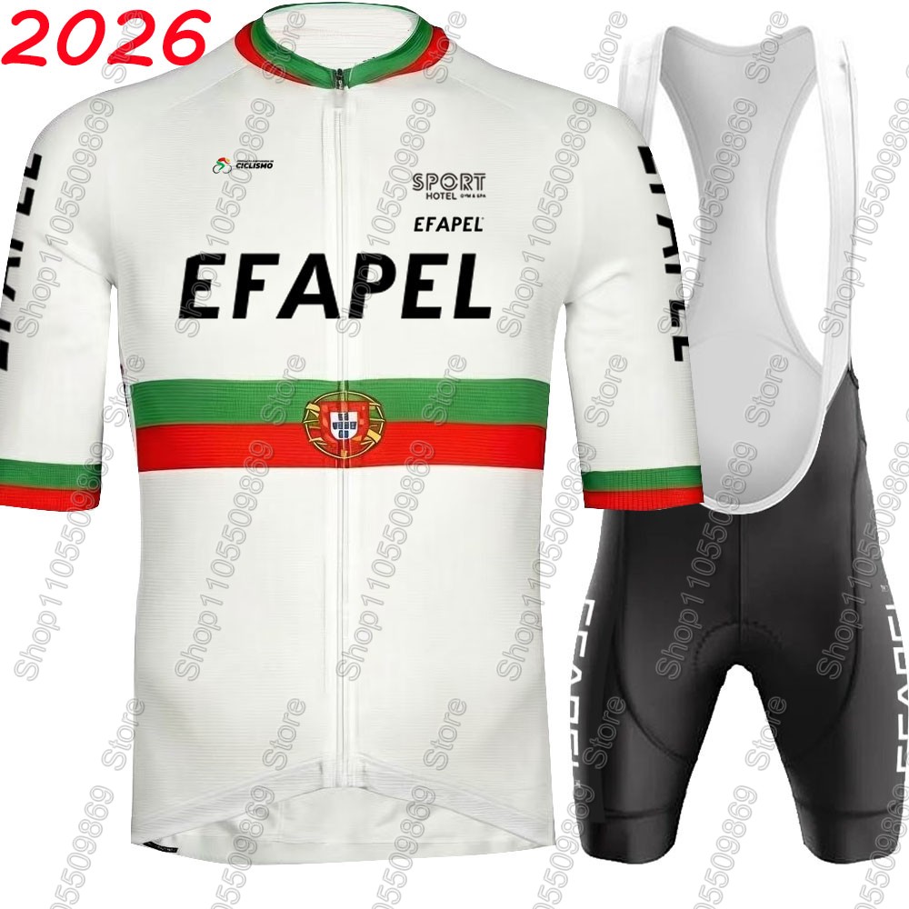 Cycling Commute Shorts - Portekiz 2026 Efapel Takımı Bisiklet Forması