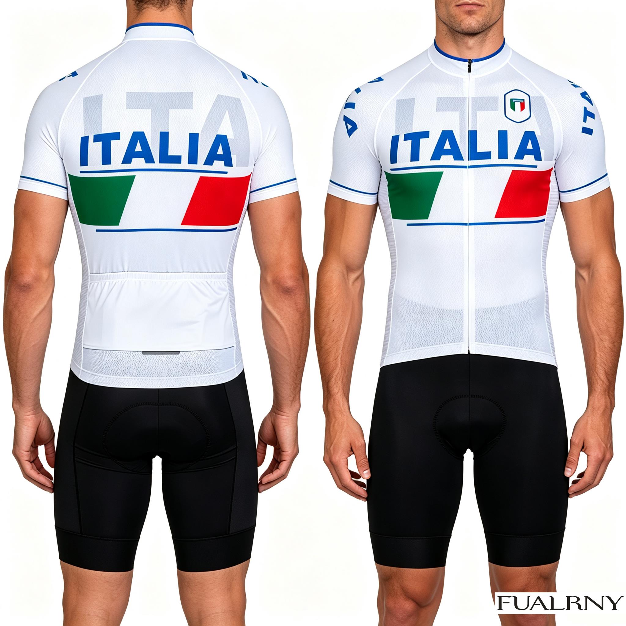 Cycling Commute Shorts - ITALIA Yaz Bisiklet Forması Seti Maillot
