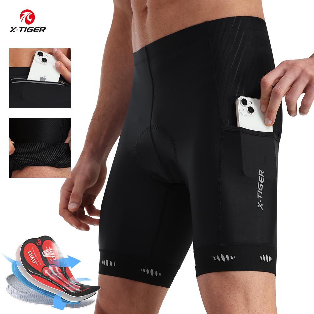 Cycling Commuter Pants - Arka cep ile X-TIGER erkekler bisiklet