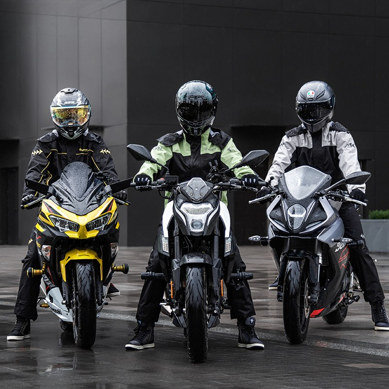 Cycling Commuter Rain Gear - Oxford Motosiklet Yağmurluk Su Geçirmez Ceket