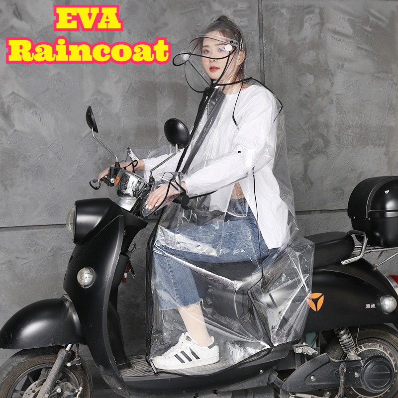 Şeffaf EVA Yağmurluk Kapüşonlu - Cycling Commute In Rain incelemesi ve fiyatı