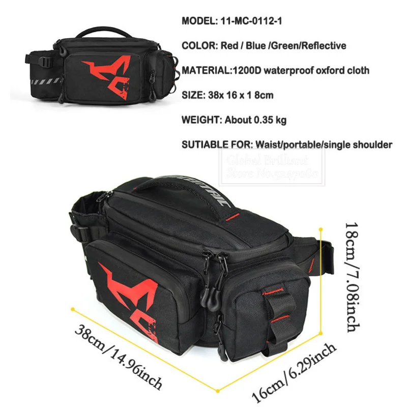 Su geçirmez Motosiklet Çantası - Cycling Commuter Backpack Waterproof incelemesi ve fiyatı